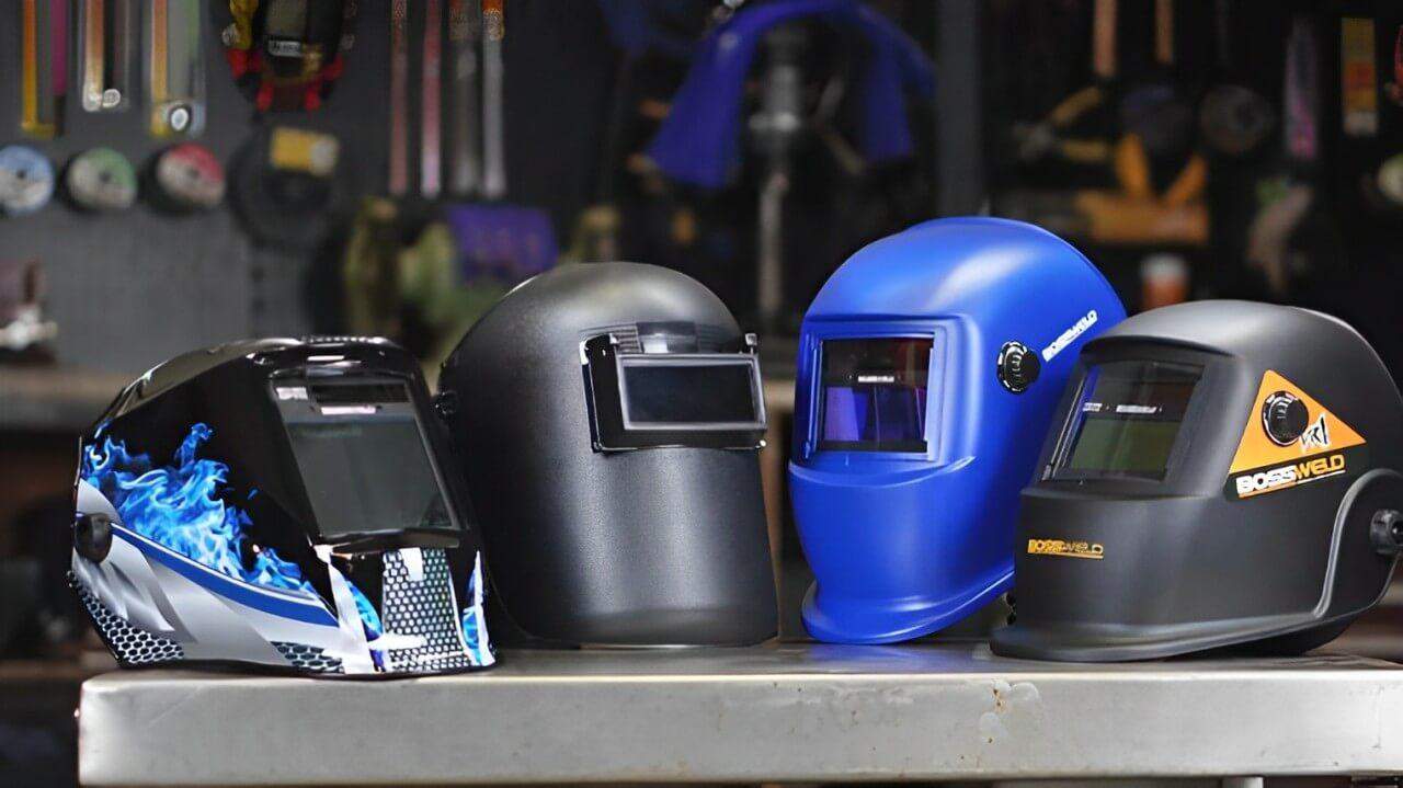 หมวกเชื่อมเหล็ก