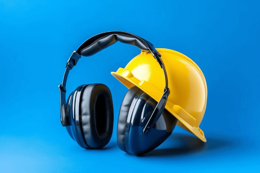 เครื่องวิทยุก่อสร้าง, หูฟังนิรภัย, และหูฟังสำหรับทำงาน